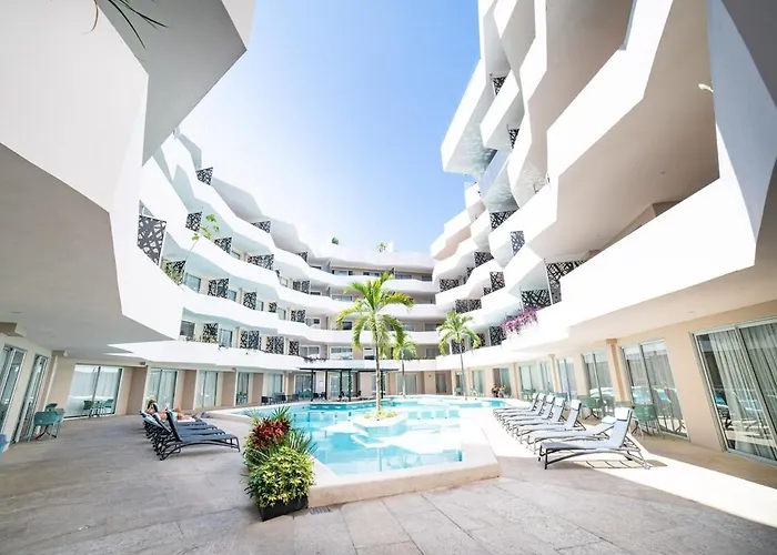 Partial Ocean View Cozumel Gym Fastwifi Cine Apartament