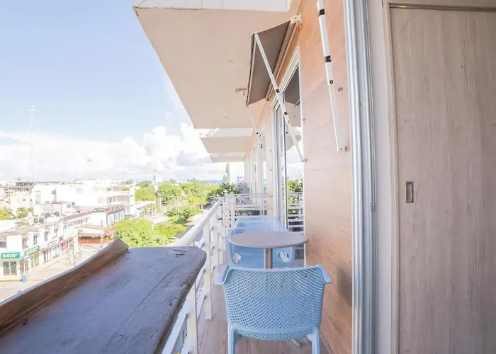 Partial Ocean View Cozumel Gym Fastwifi Cine Apartament *