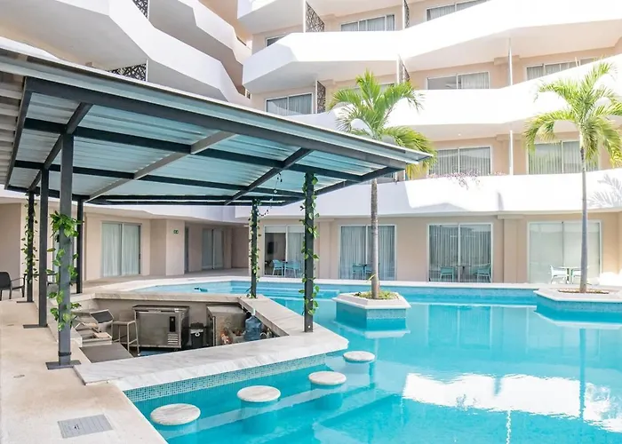 Partial Ocean View Cozumel Gym Fastwifi Cine Apartament *