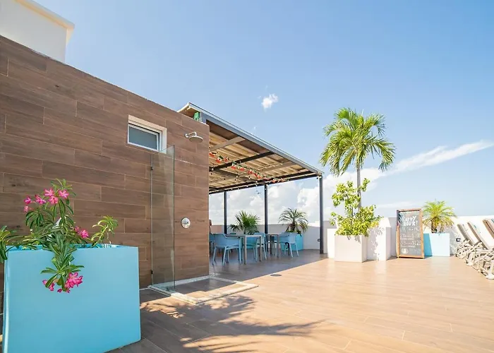 Partial Ocean View Cozumel Gym Fastwifi Cine Apartament *