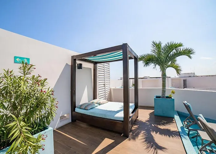 Partial Ocean View Cozumel Gym Fastwifi Cine Apartament *